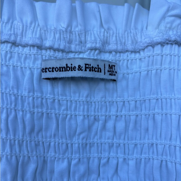Abercrombie & Fitch White Tiered Ruffle Strap Sundress - Kids - Picture 5 of 7